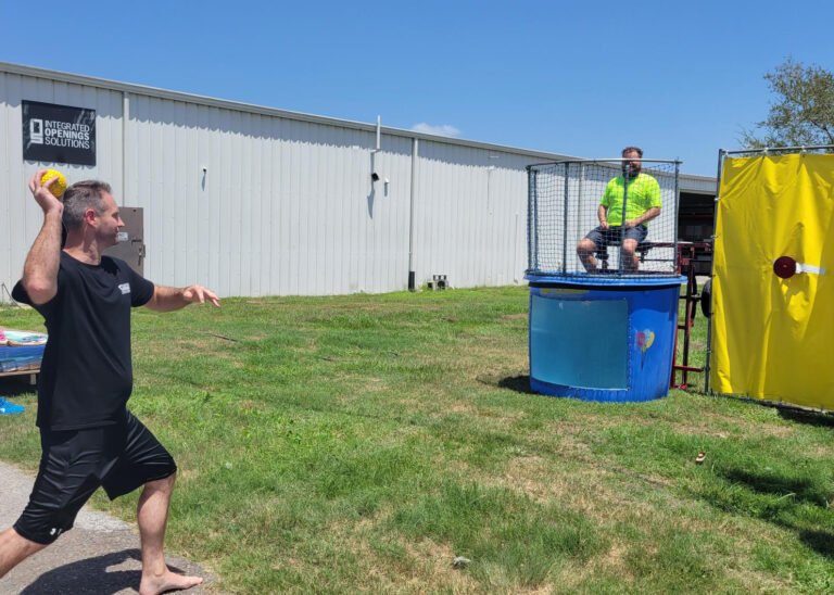 Dunk Tank Fun at IOS Tampa's Executive Appreciate Day