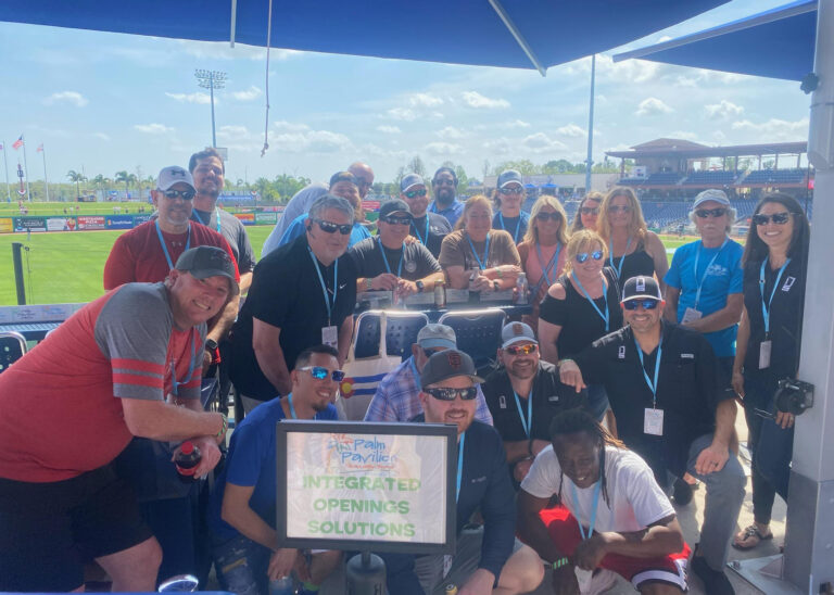 IOS Tampa and Naples Team Event at a Phillies Spring Training Game in Clearwater FL