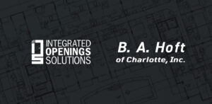 Integrated Openings Solutions logo and B.A. Hoft of Charlotte, Inc. logo