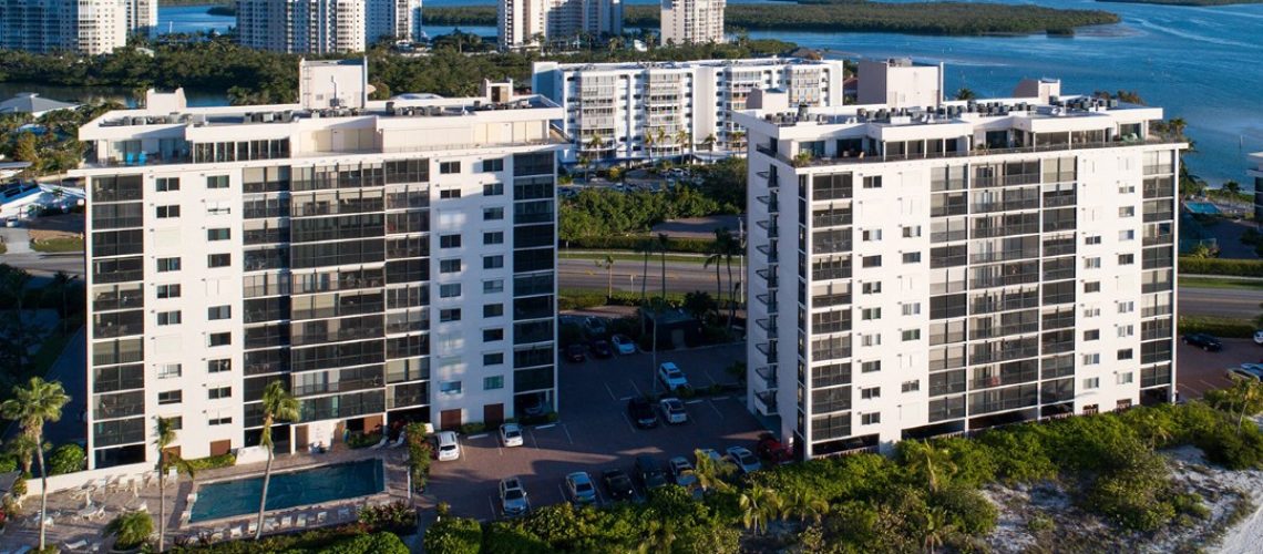 Island's End condominium properties on the Gulf Coast in Fort Meyers, Florida