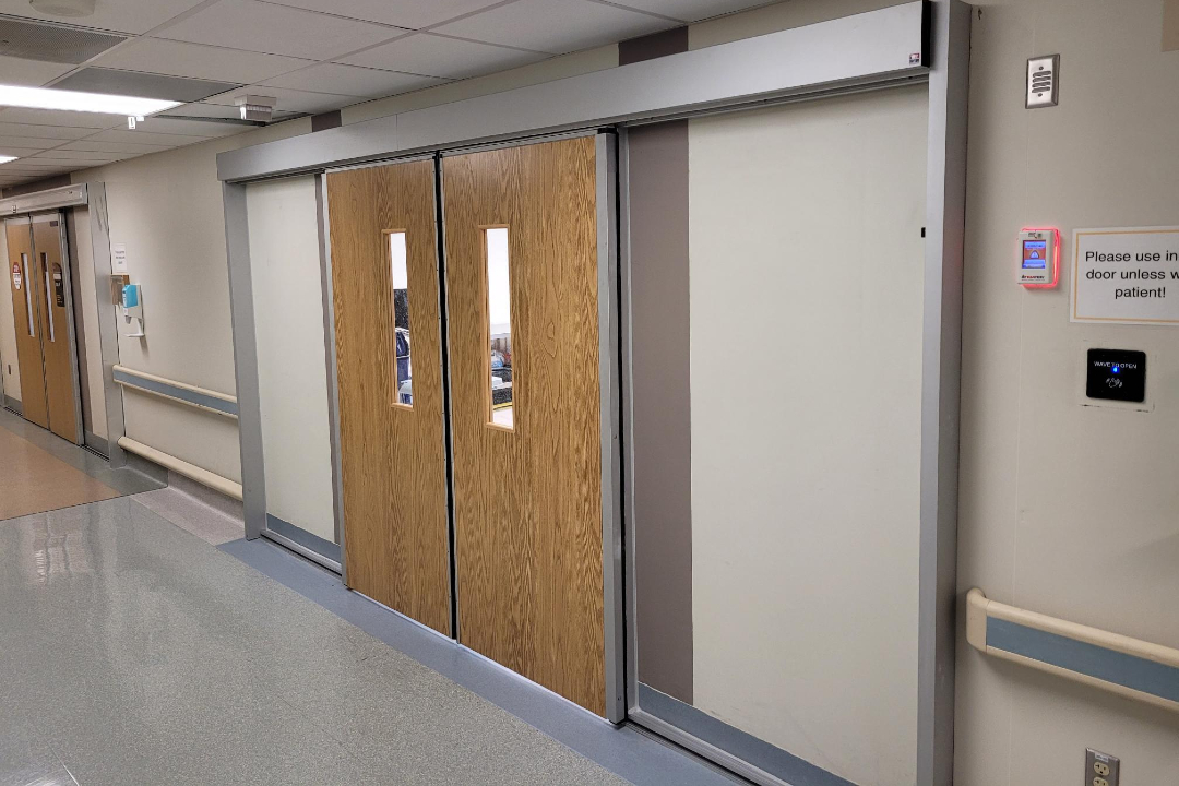 New sliding hospital doors for the University of Missouri